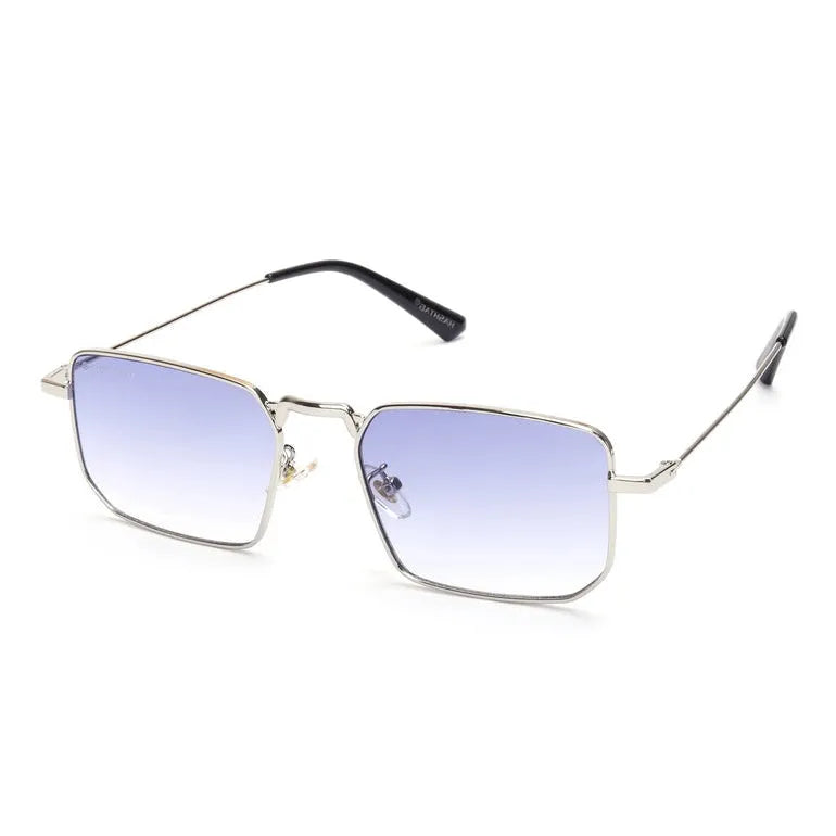 Feryn | Gradient Blue Full Rim Lock Side Sunglasses Men & Women for Medium [UV-protected]