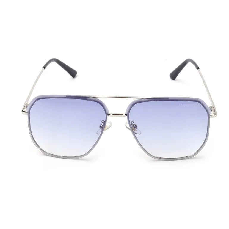 Xylar | Gradient Blue Medium Full Rim Square Sunglasses for Men & Women [UV-protected]