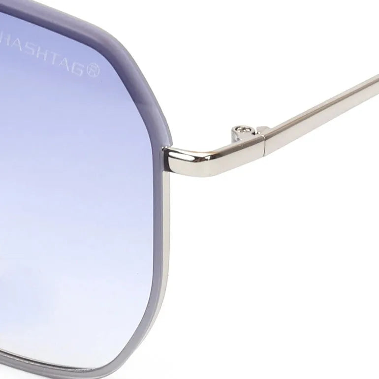 Xylar | Gradient Blue Medium Full Rim Square Sunglasses for Men & Women [UV-protected]