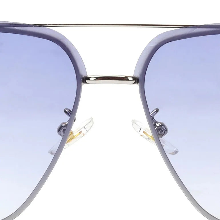 Xylar | Gradient Blue Medium Full Rim Square Sunglasses for Men & Women [UV-protected]