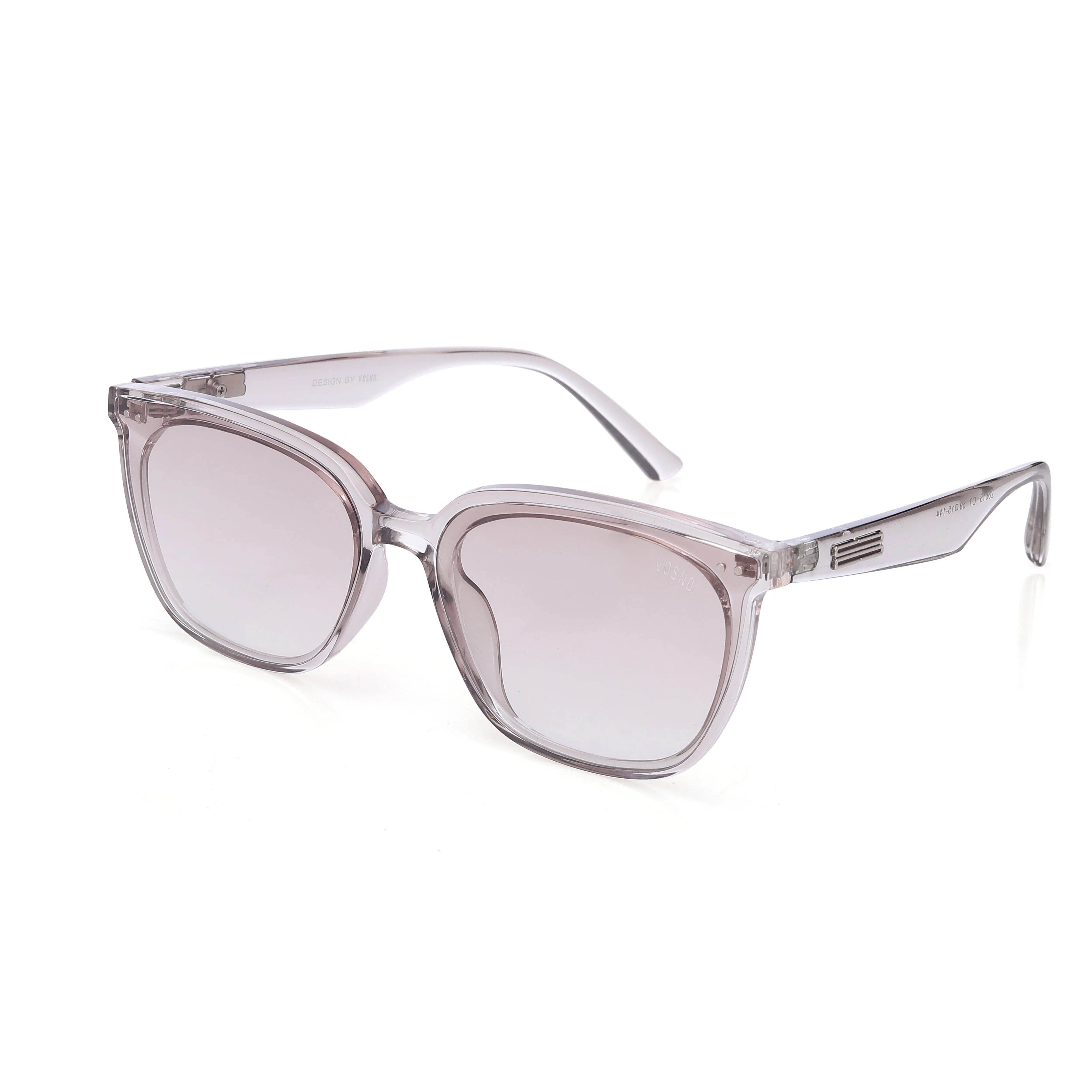 Sorin | Transparent Extra-Large Full Rim Square Sunglasses for Men & Women [UV-protected] HASHTAG X VOSNO