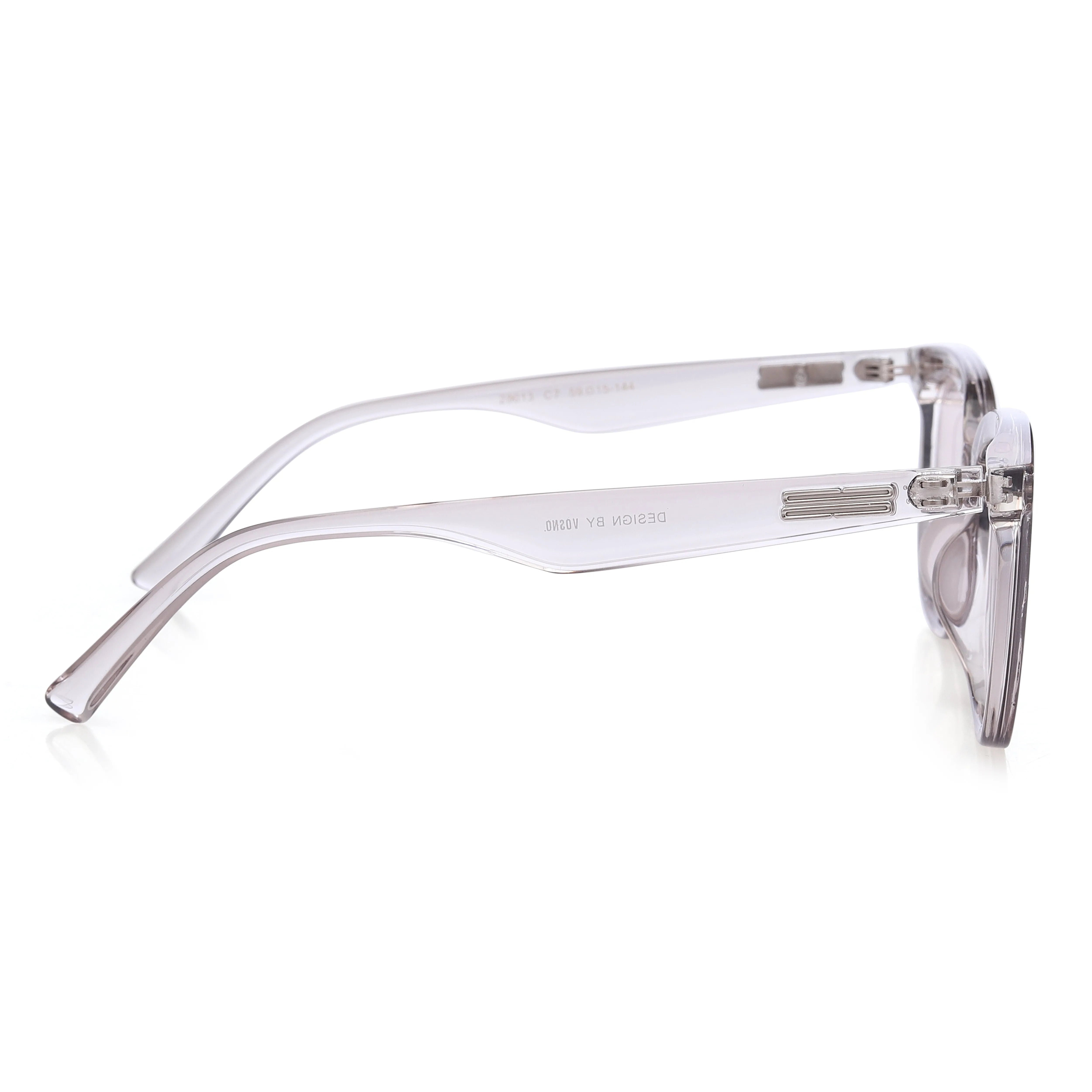 Sorin | Transparent Extra-Large Full Rim Square Sunglasses for Men & Women [UV-protected] HASHTAG X VOSNO