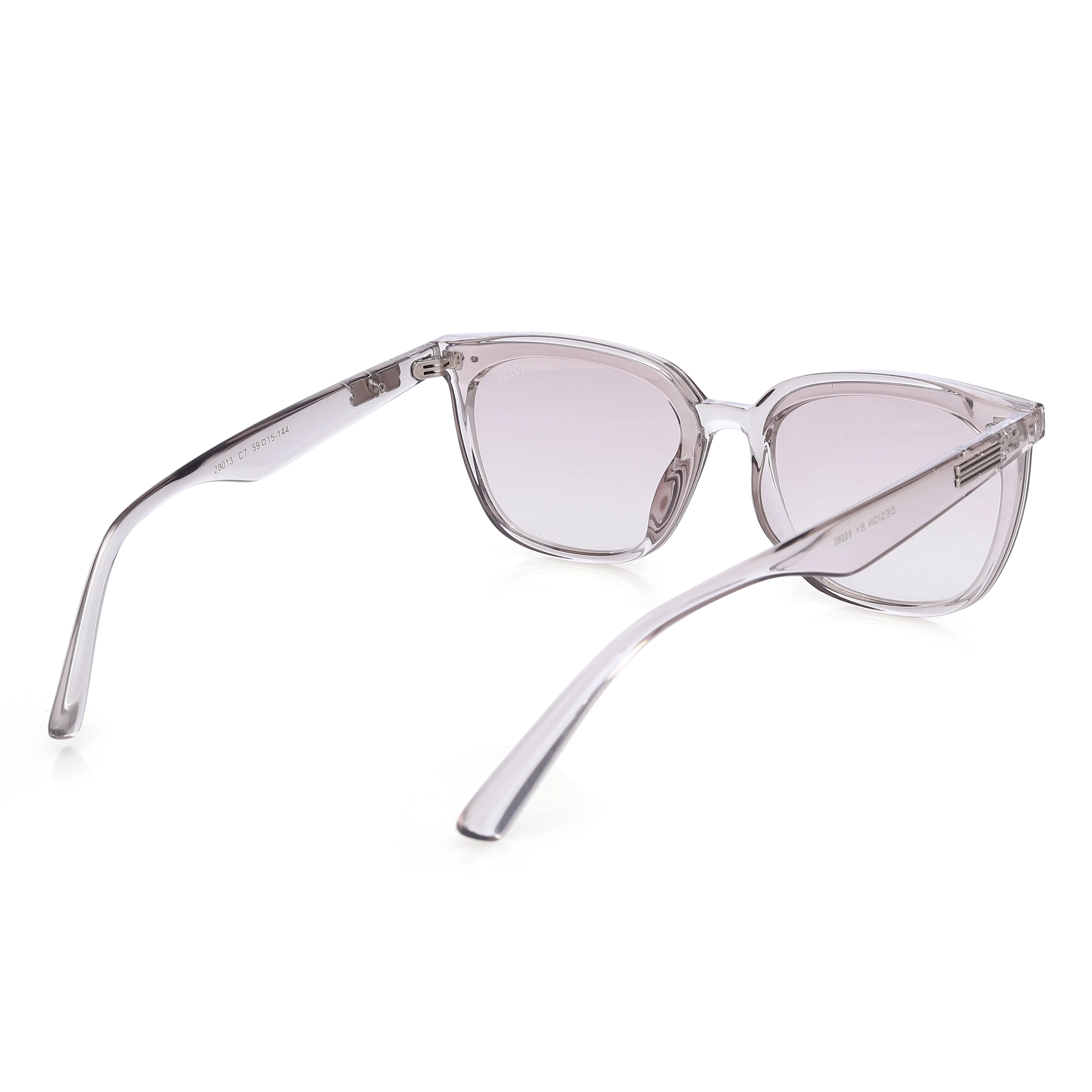 Sorin | Transparent Extra-Large Full Rim Square Sunglasses for Men & Women [UV-protected] HASHTAG X VOSNO