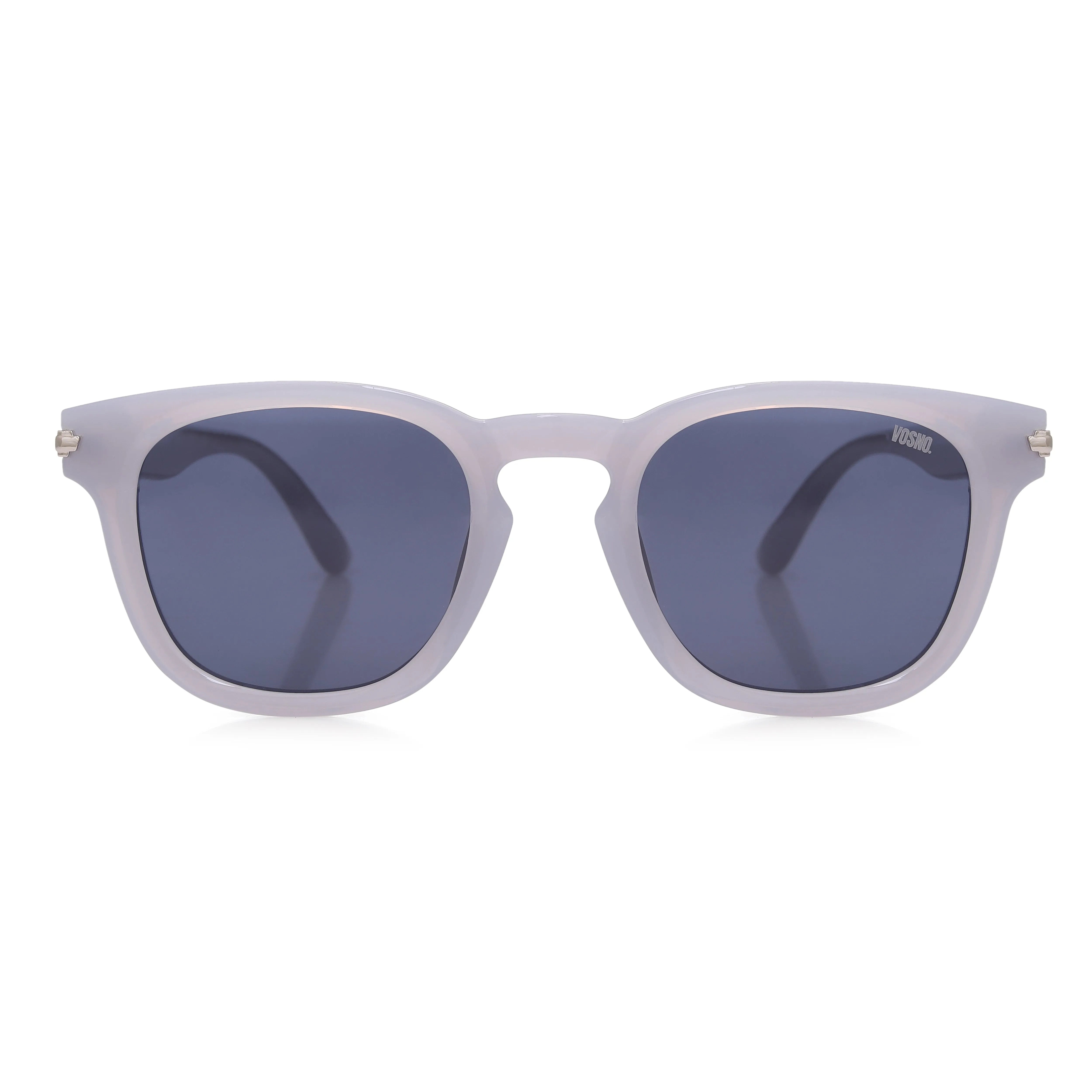 Tayra | Grey Extra-Large Full Rim Wayfarer Sunglasses for Men & Women [Polarized] HASHTAG X VOSNO