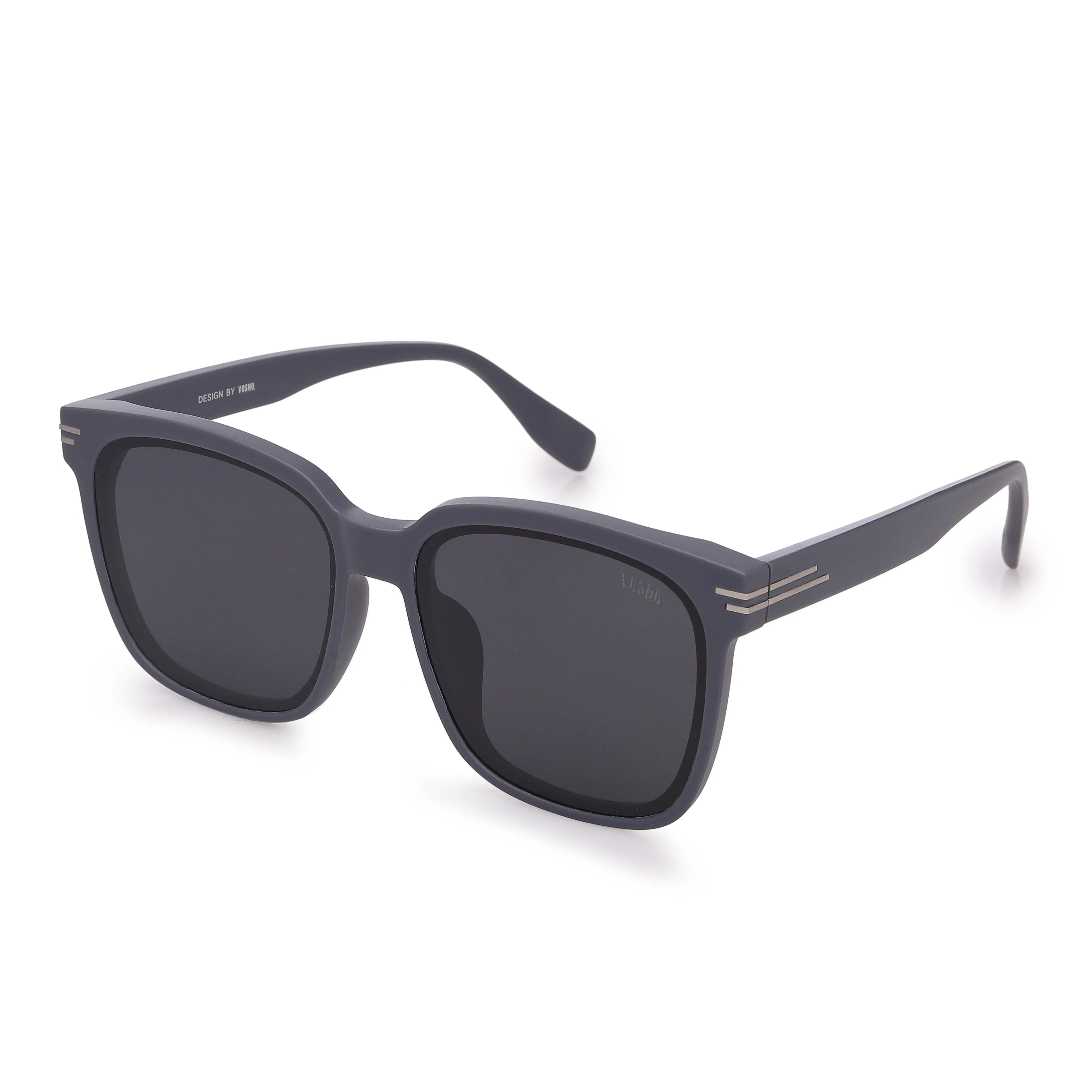 Talora | Grey Extra-Large Full Rim Wayfarer Sunglasses for Men & Women [Polarized] HASHTAG X VOSNO