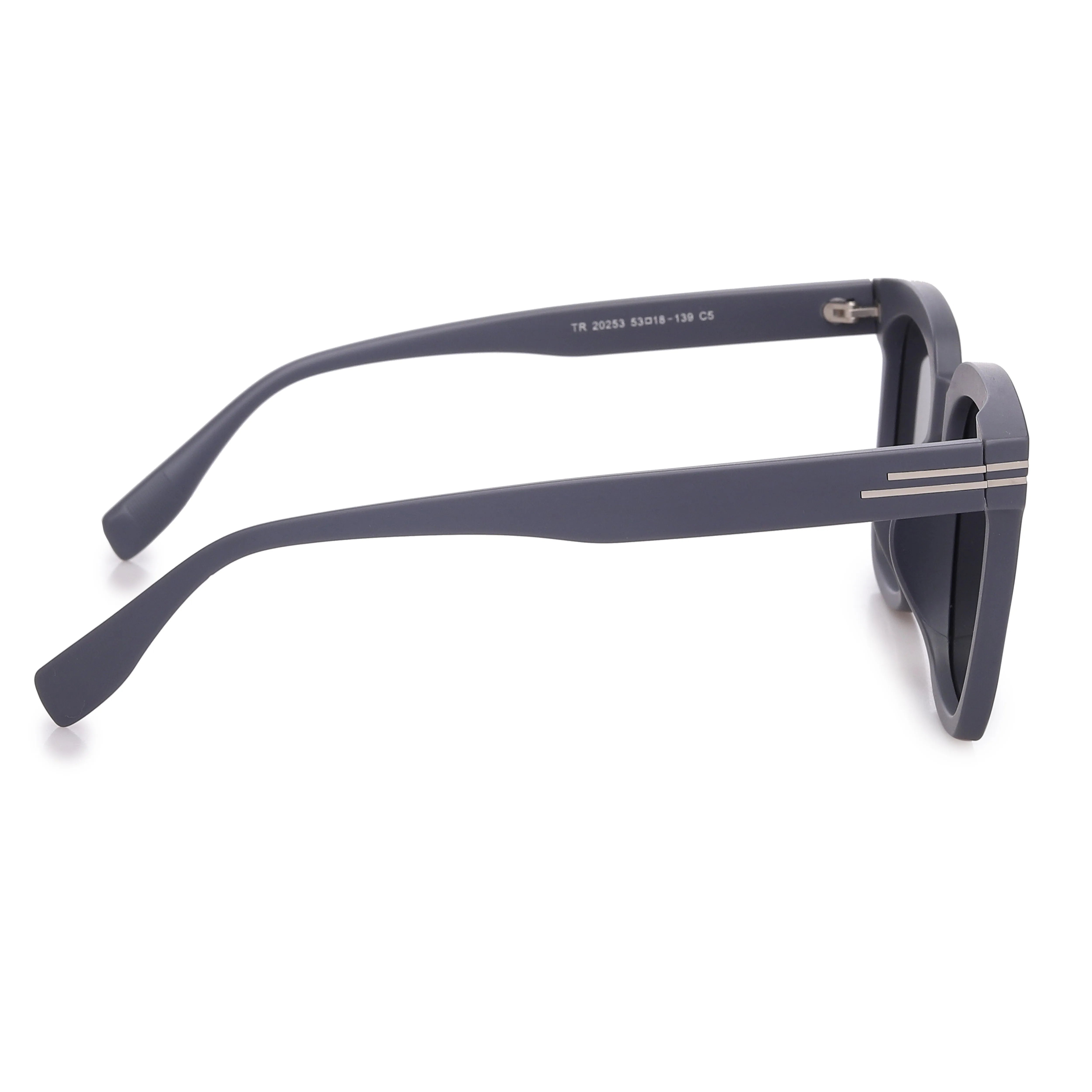 Talora | Grey Extra-Large Full Rim Wayfarer Sunglasses for Men & Women [Polarized] HASHTAG X VOSNO