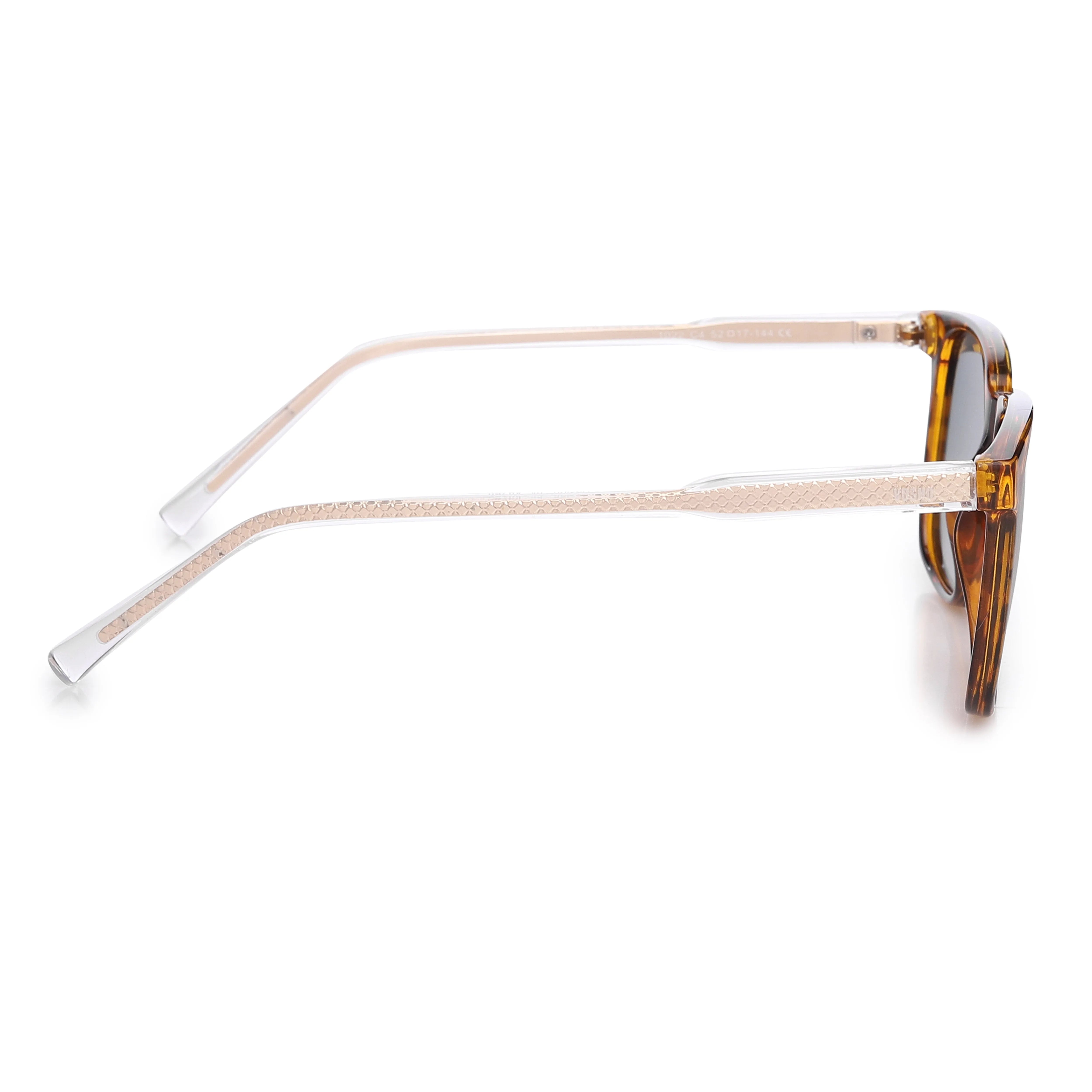 Sorya | Tiger Texture Extra-Large Full Rim Square Sunglasses for Men & Women [Polarized] HASHTAG X VOSNO