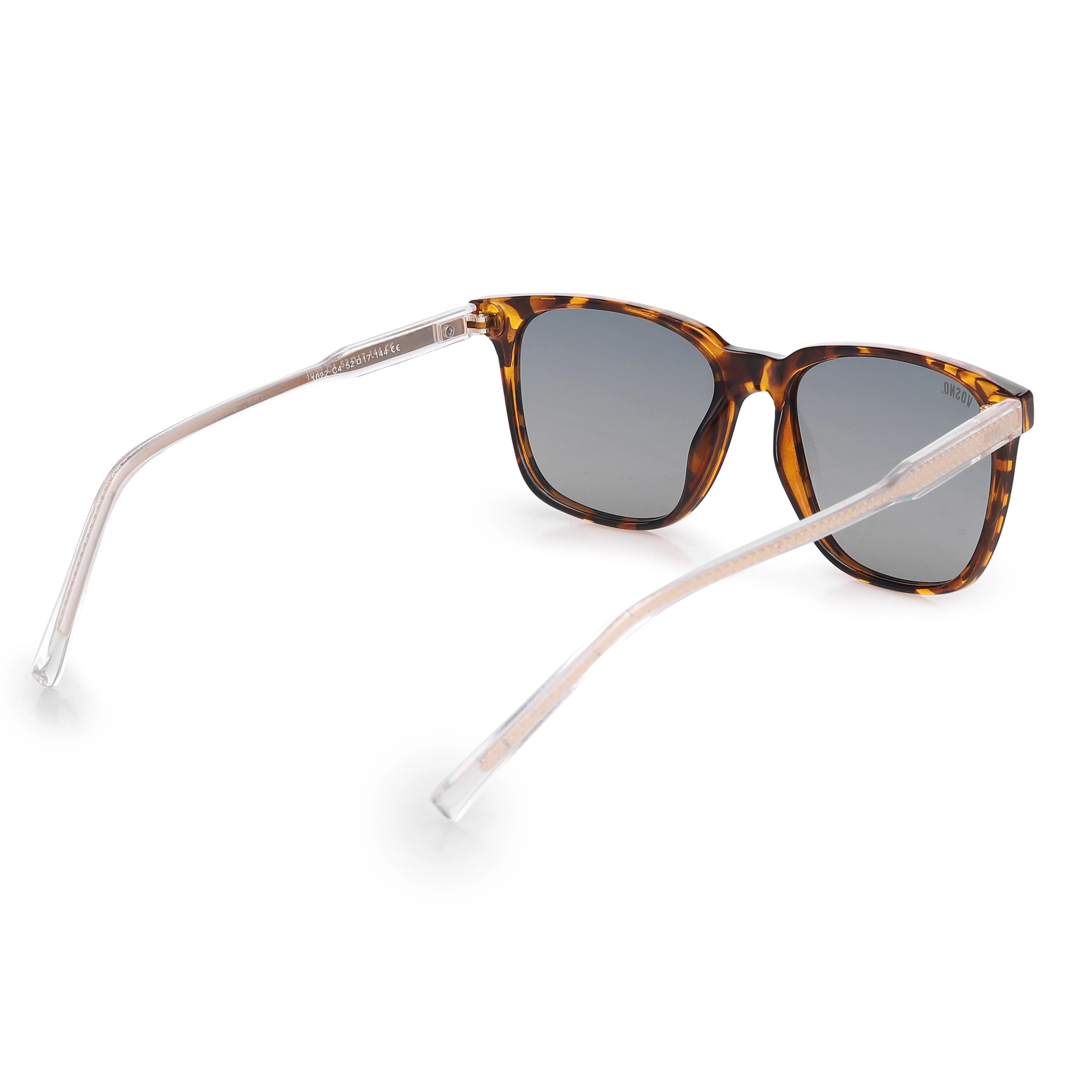 Sorya | Tiger Texture Extra-Large Full Rim Square Sunglasses for Men & Women [Polarized] HASHTAG X VOSNO