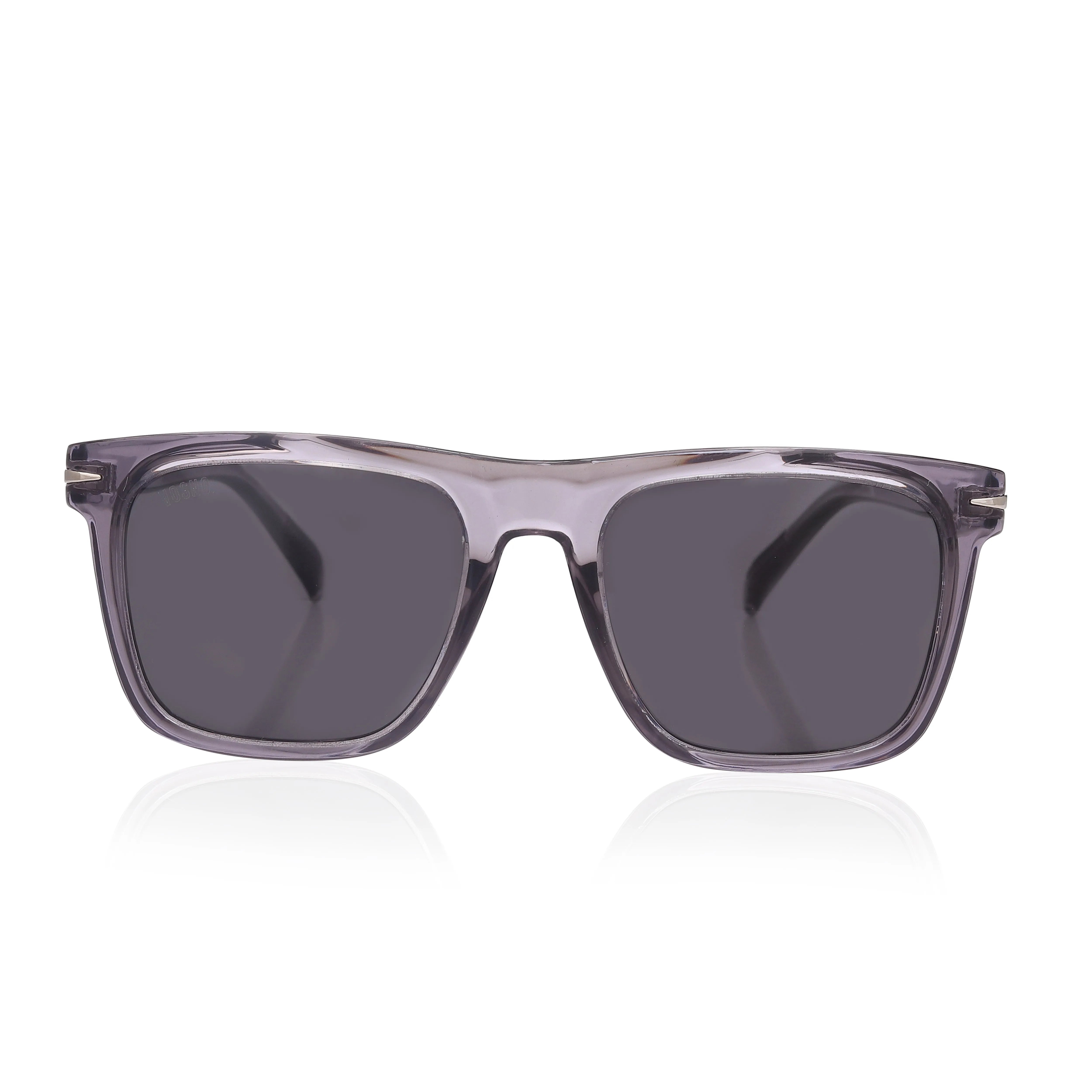 Xorin | Grey Extra-Large Full Rim Wayfarer Sunglasses for Men & Women [Polarized] HASHTAG X VOSNO