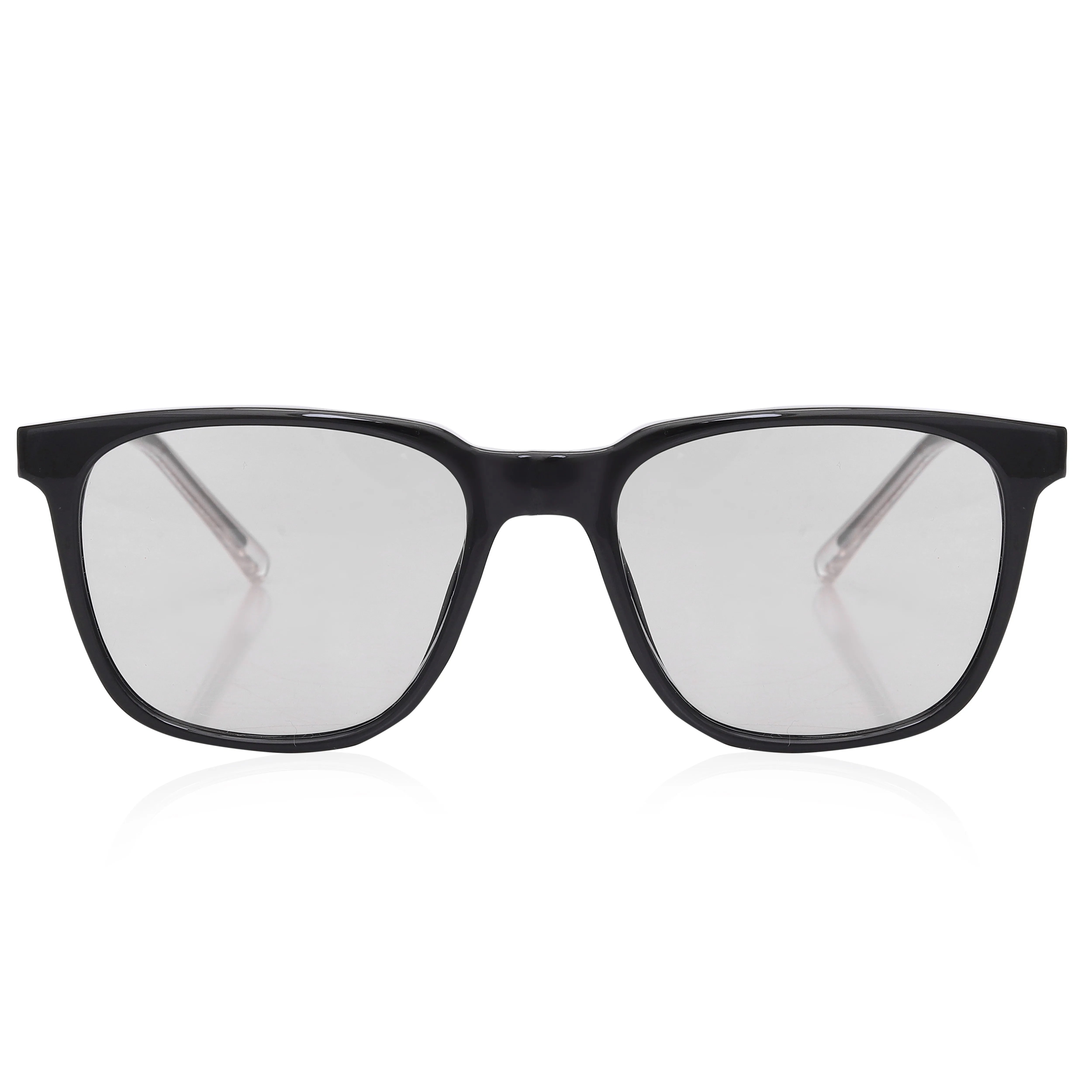 Sorya | Black Extra-Large Full Rim Square Sunglasses for Men & Women [Polarized] HASHTAG X VOSNO