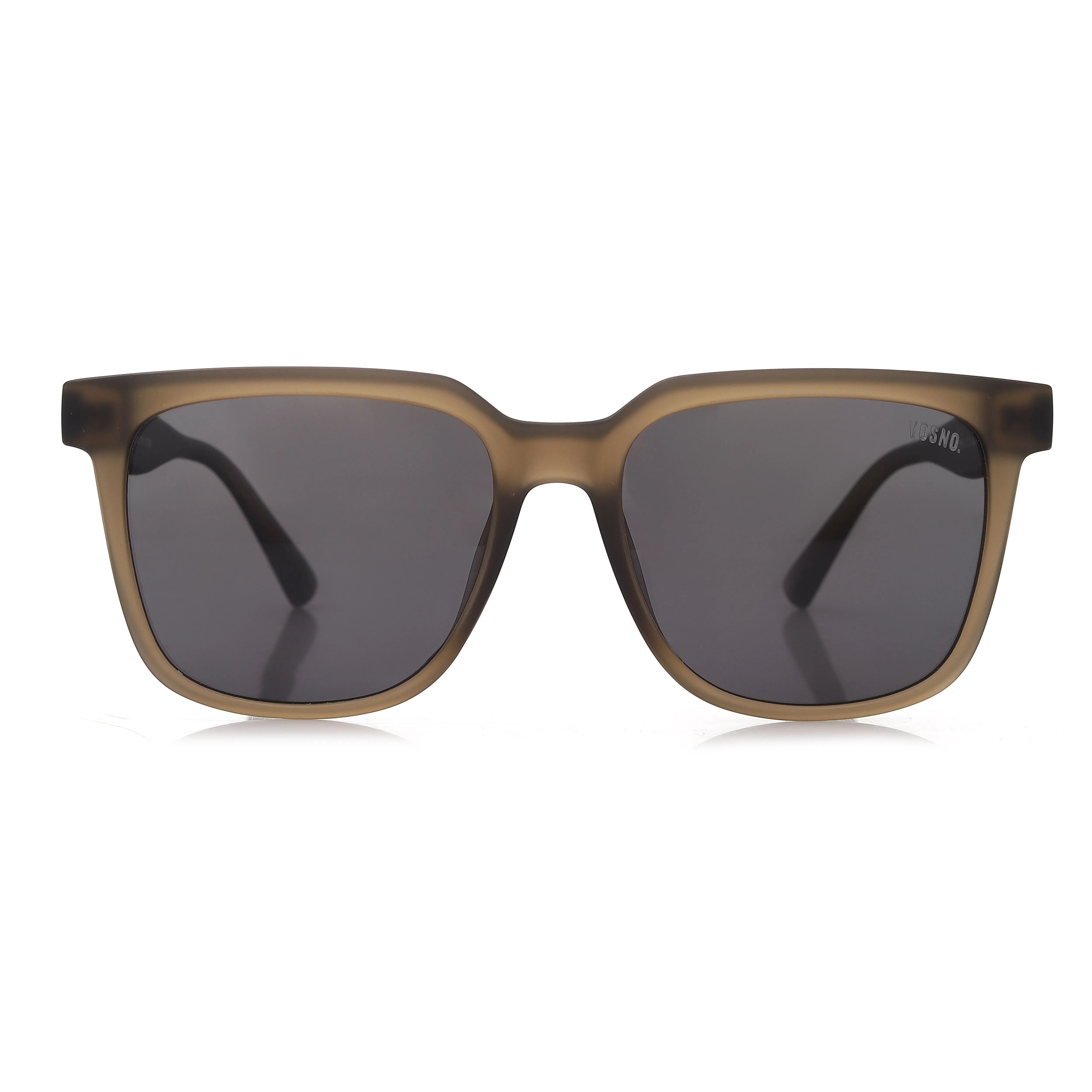Thyria | Smoke Extra-Large Full Rim Wayfarer Sunglasses for Men [UV-protected] HASHTAG X VOSNO
