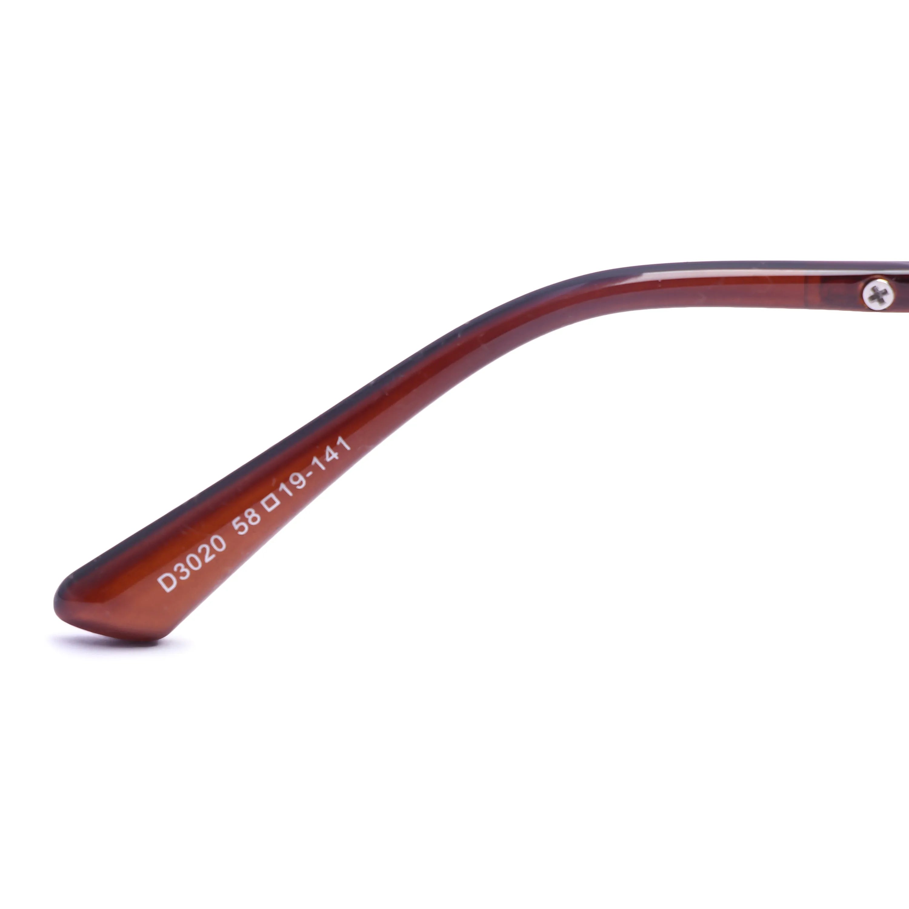 Eonara | Gradient Brown Large Full Rim Square Sunglasses for Women [Polarized]