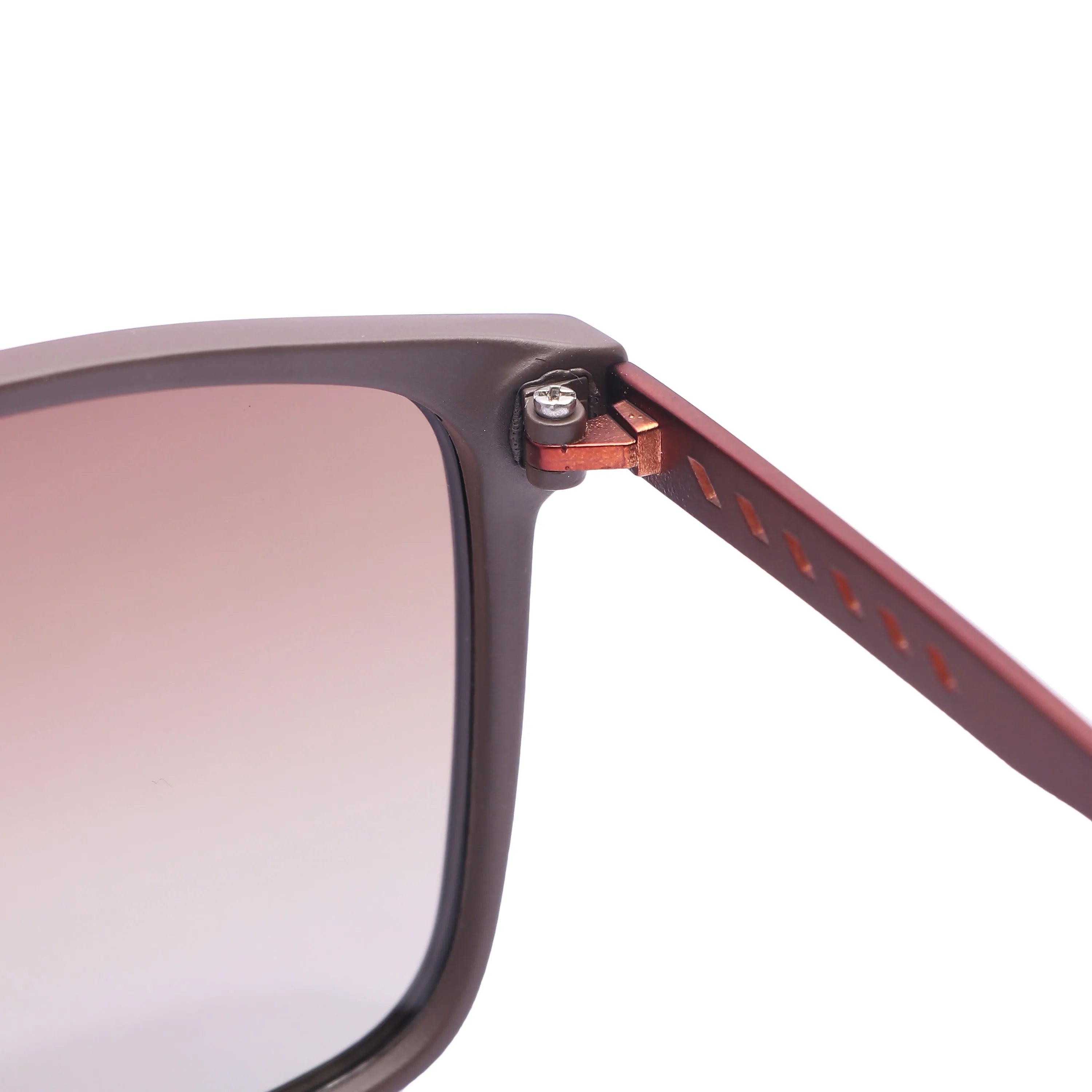 Mythar | Brown Large Full Rim Square Sunglasses for Men & Women [Polarized]