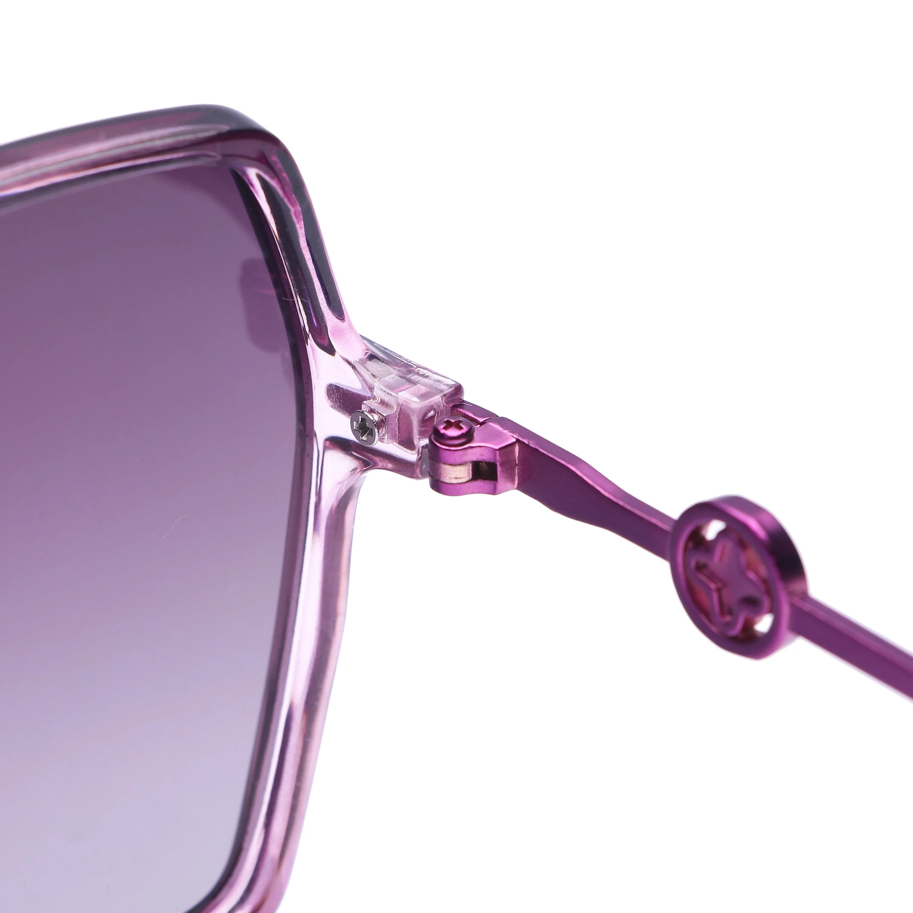 Ulyra | Gradient Purple Large Full Rim Square Sunglasses for Women [Polarized]