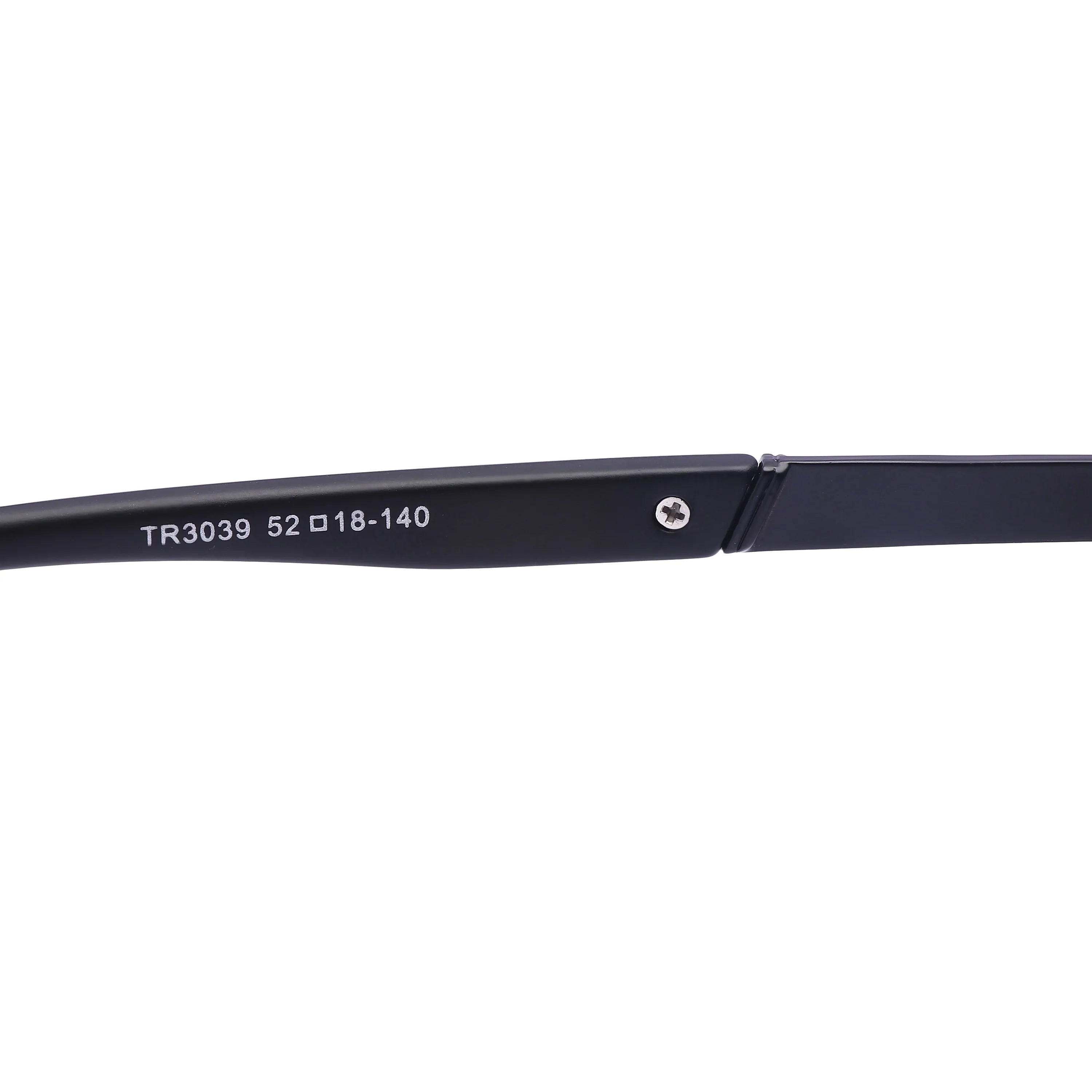 Ionis | Matt Black Large Full Rim Square Sunglasses for Men & Women [Polarized]