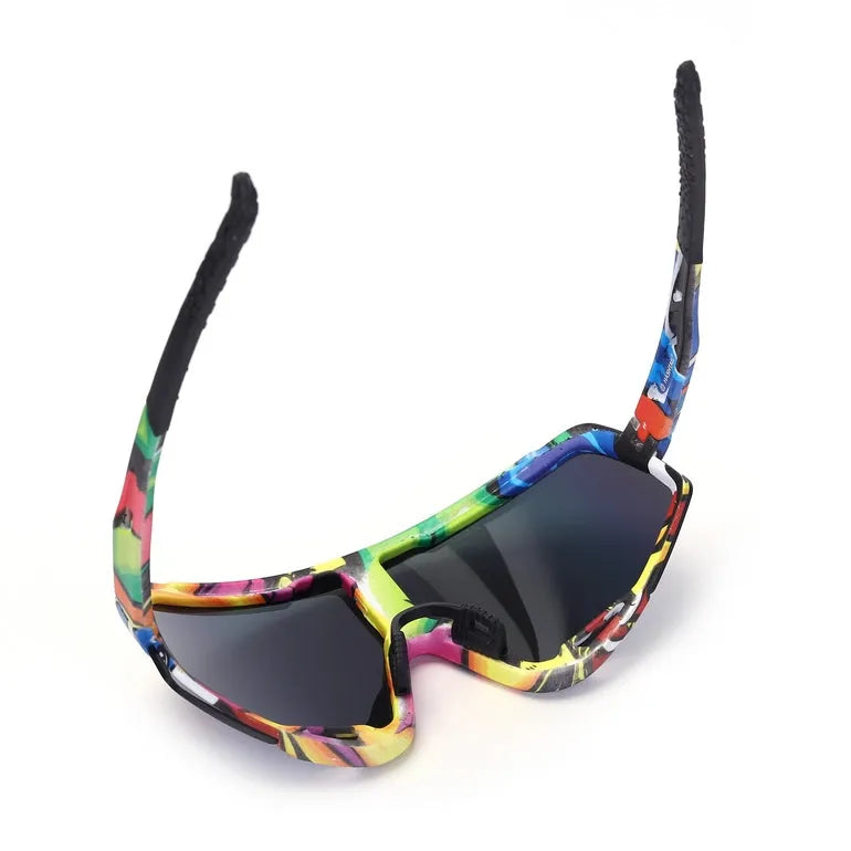 Nexis | Blue/ Green Large Full Rim Shield Sports for Men & Women [UV-protected]