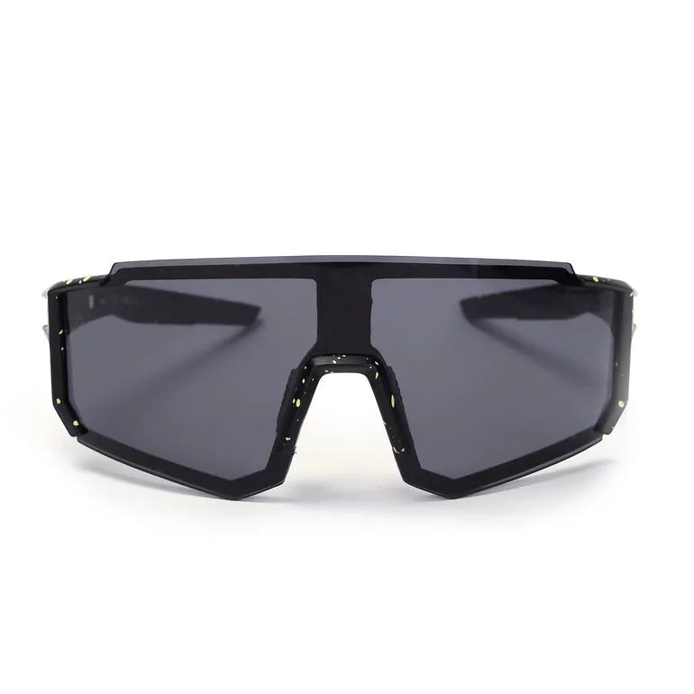 Strix | Black Large Full Rim Shield Sports for Men & Women [UV-protected]