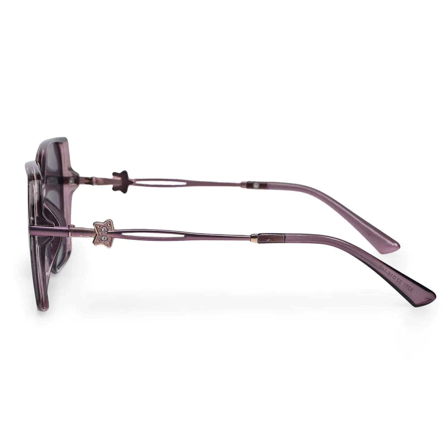 Lumora | Purple Large Full Rim Square Sunglasses for Women [Polarized]