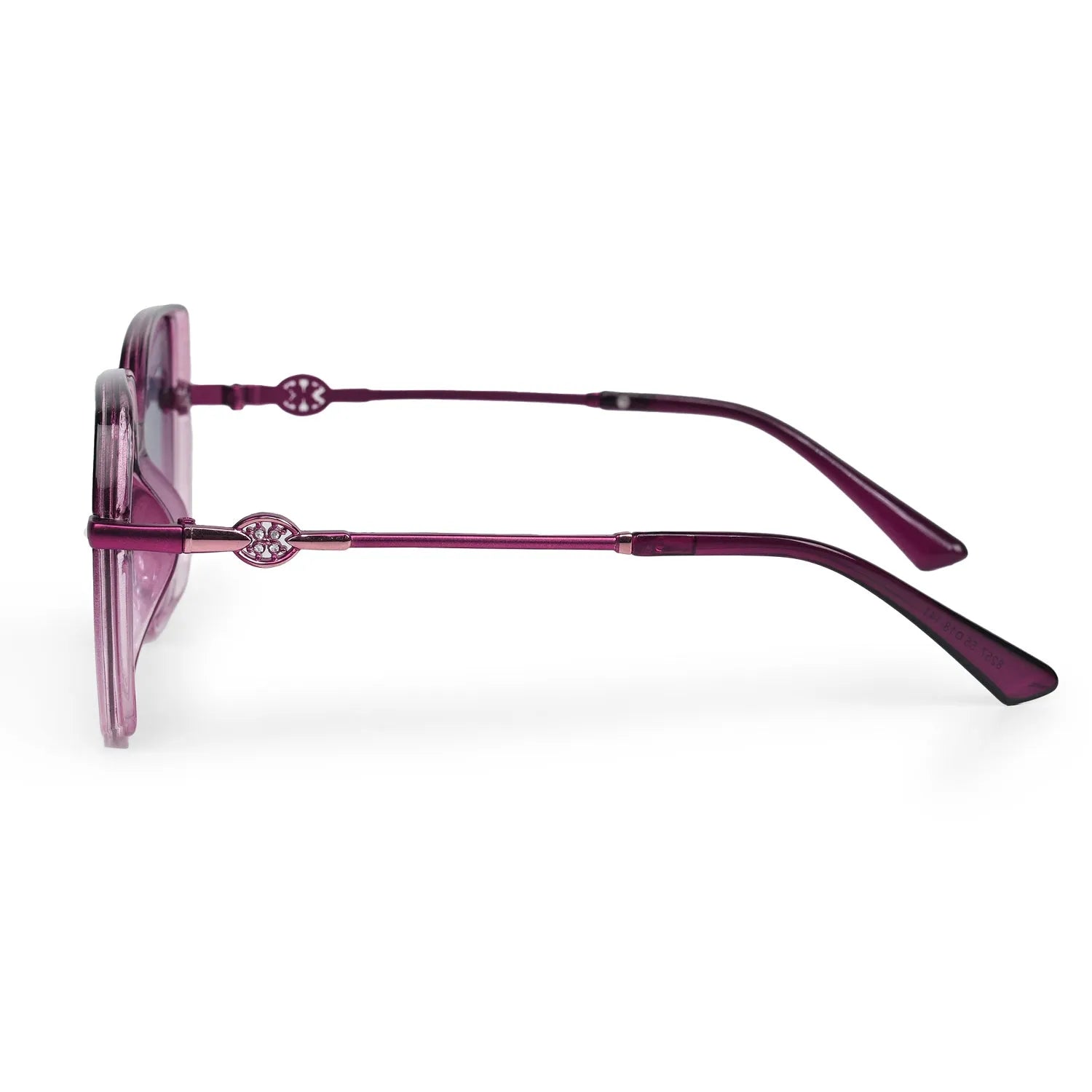 Noxara | Gradient Purple Large Full Rim Square Sunglasses for Women [Polarized]
