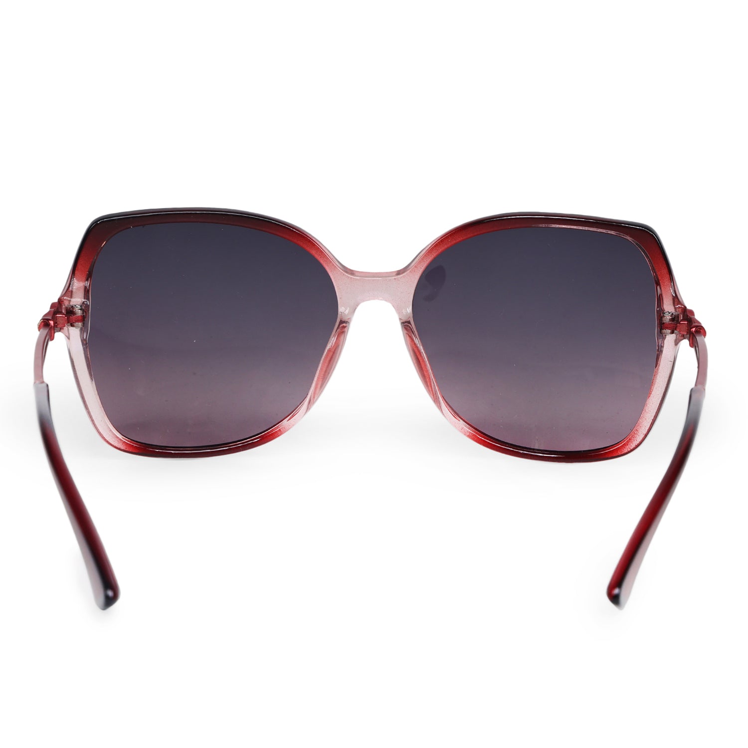 Voltara | Red Gradient Large Full Rim Butterfly Sunglasses for Women [Polarized]