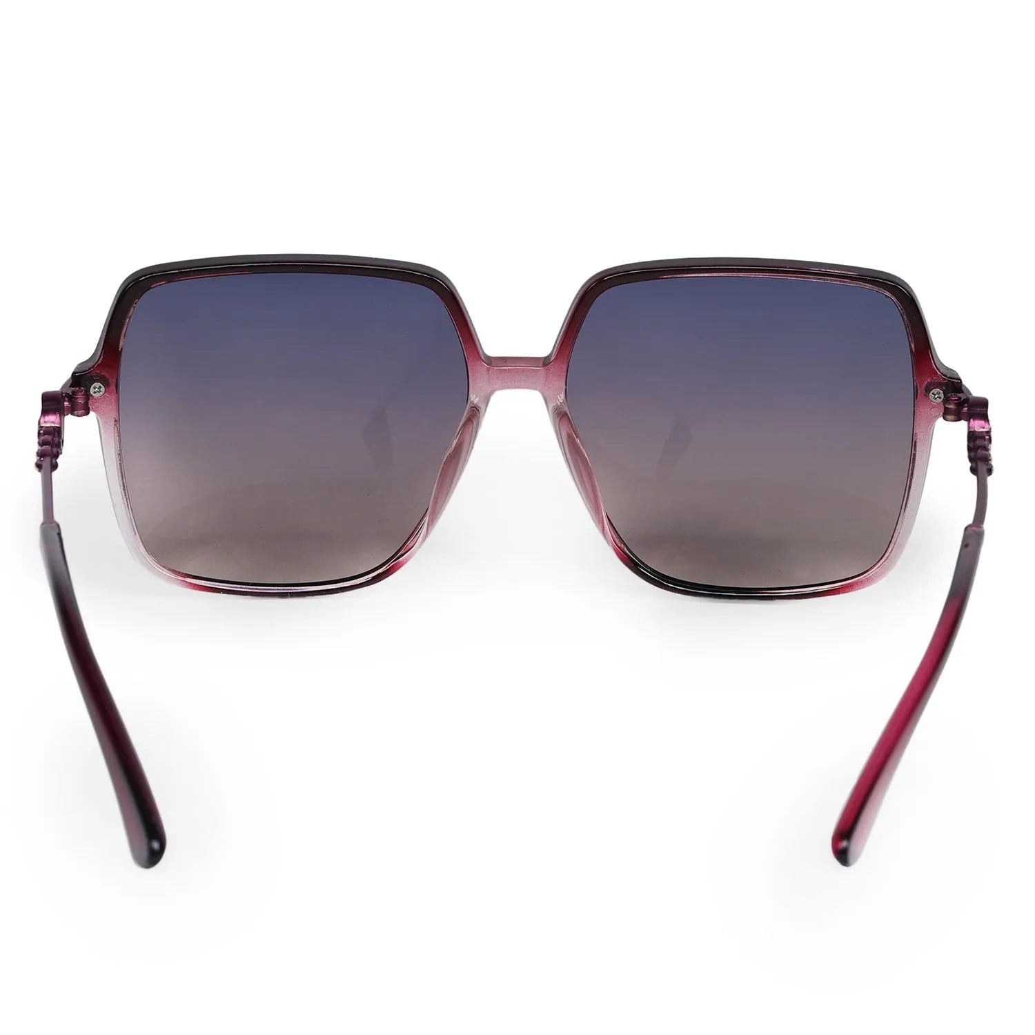 Nebulis | Purple Gradient Large Full Rim Square Sunglasses for Women [Polarized]