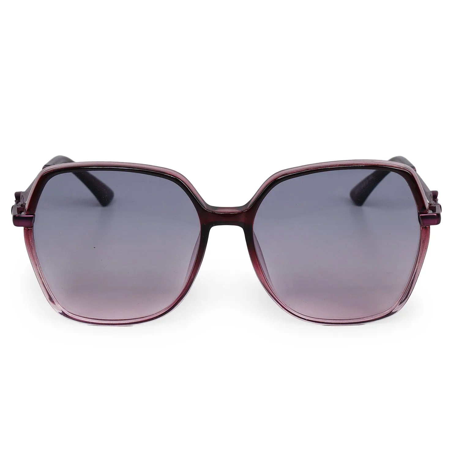 Nebulis | Purple Gradient Large Full Rim Square Sunglasses for Women [Polarized]