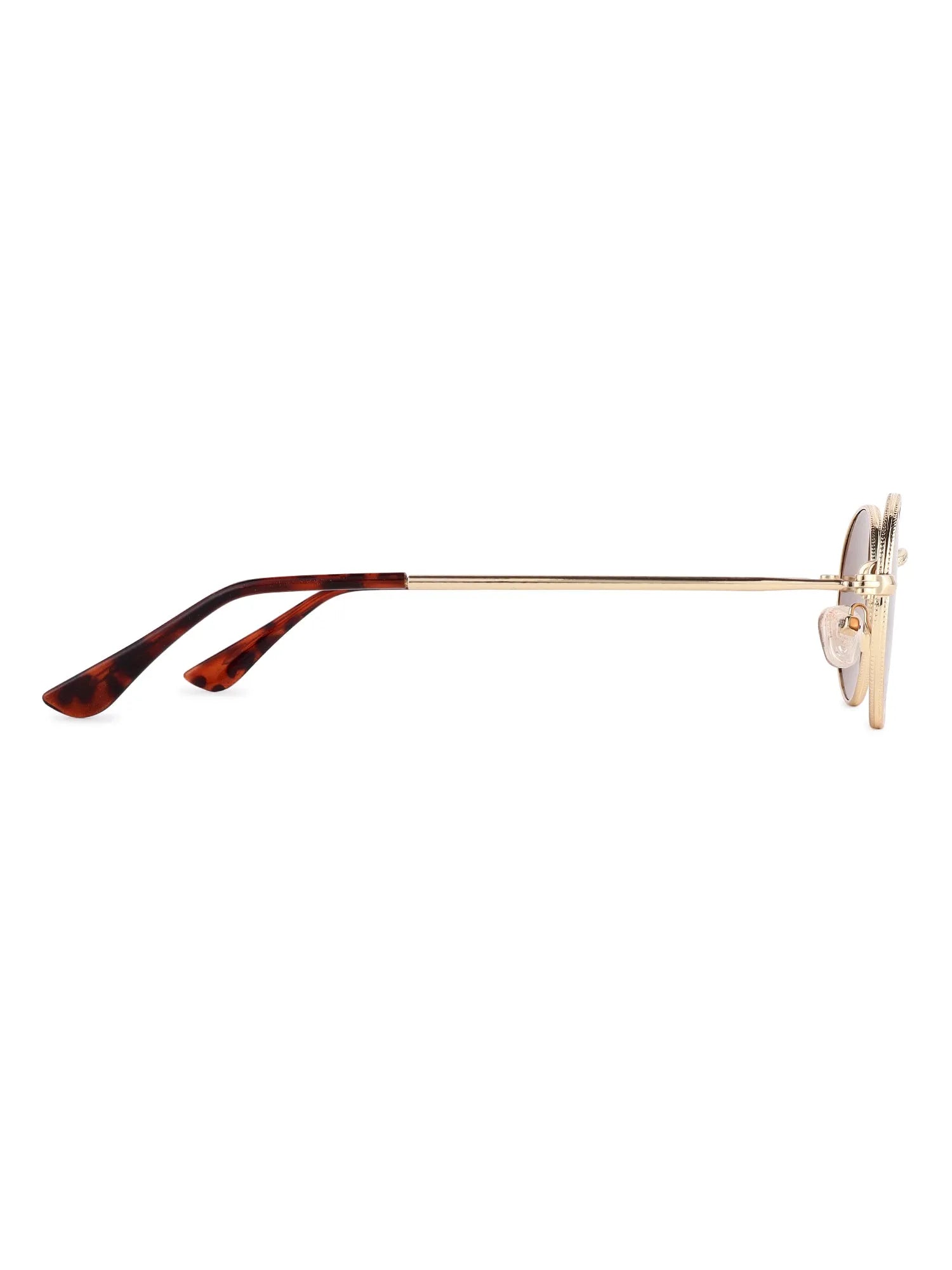 Nimbra | Brown Small Full Rim Oval Sunglasses for Women [UV-protected]
