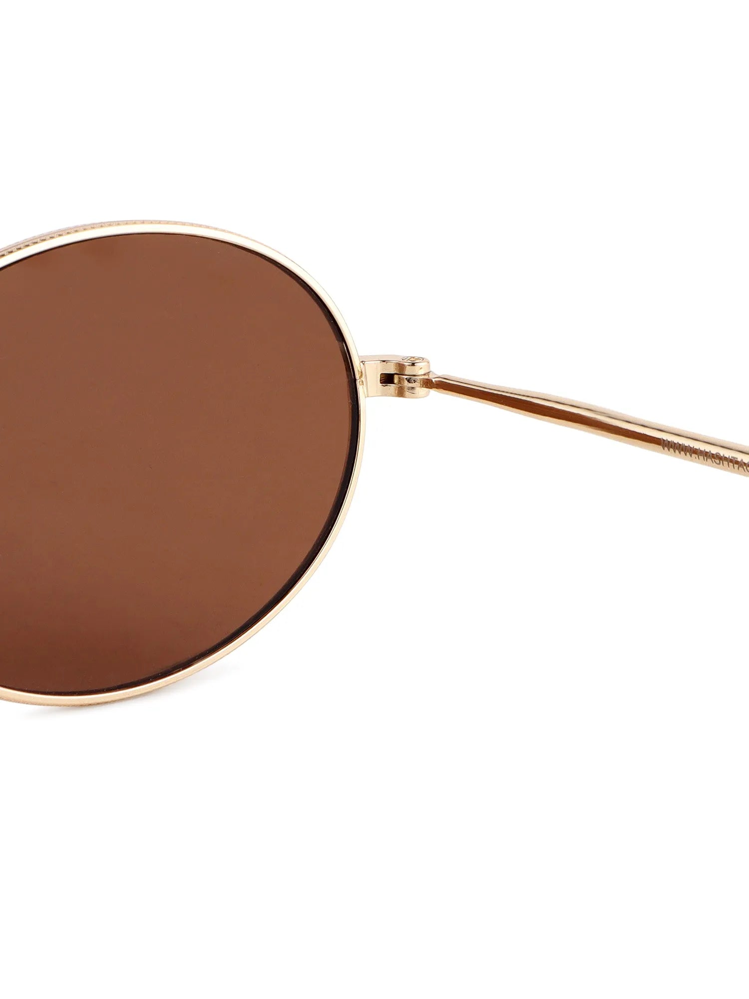 Nimbra | Brown Small Full Rim Oval Sunglasses for Women [UV-protected]