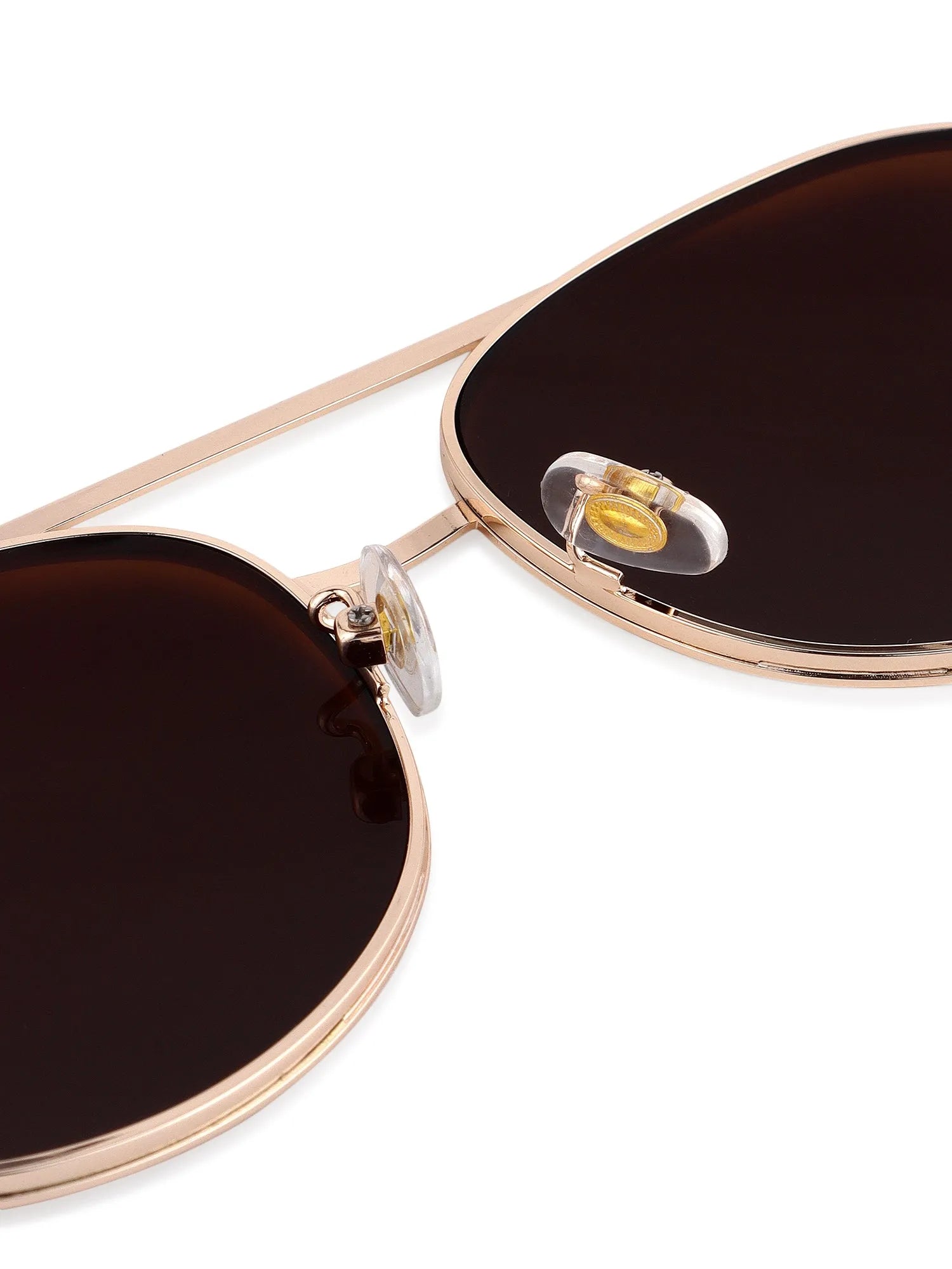 Glacior | Brown Large Full Rim Oval Sunglasses for Women [UV-protected]