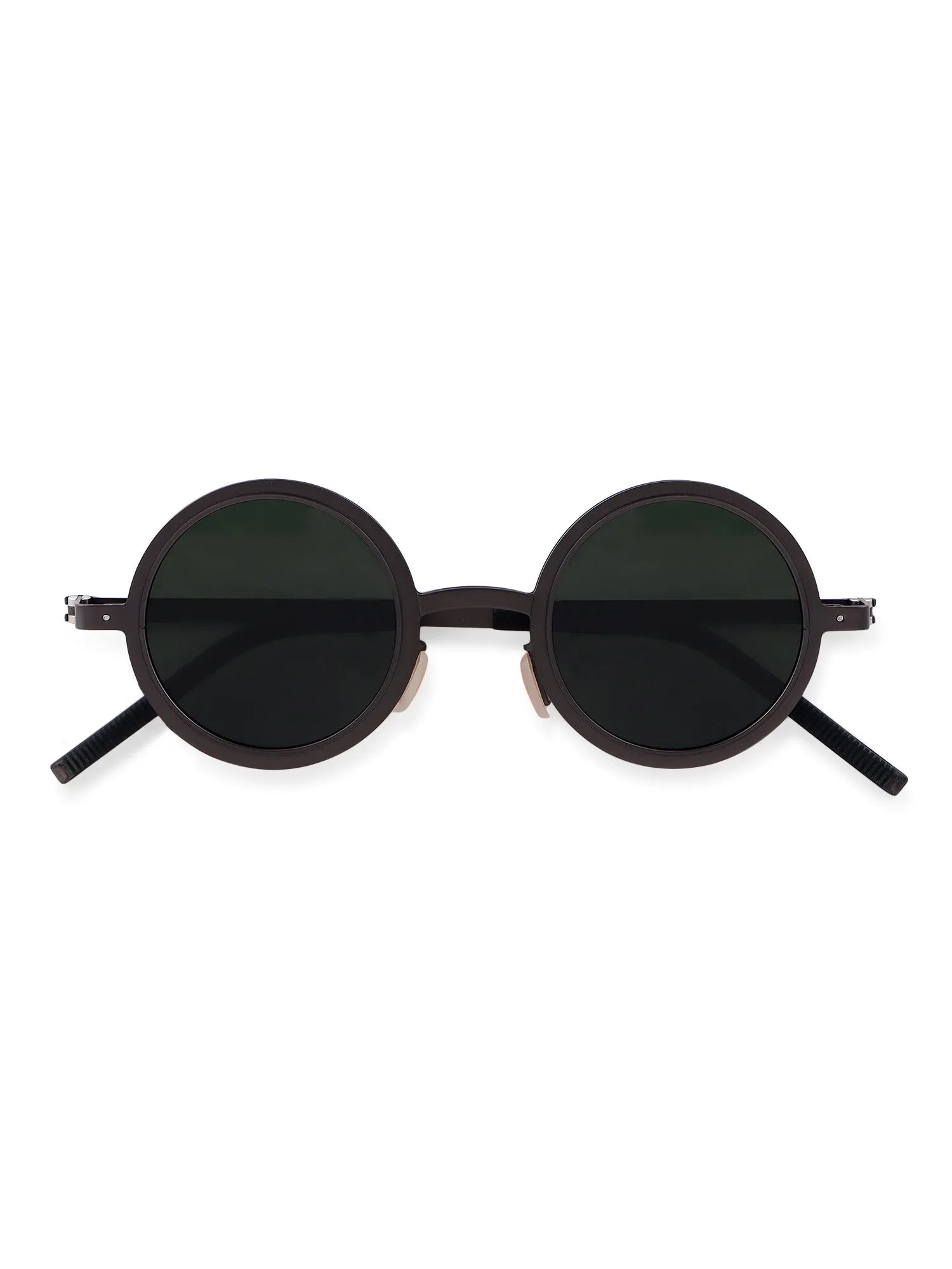 Tint | Grey Medium Full Rim Round Sunglasses for Men & Women [Tint Adjustable]