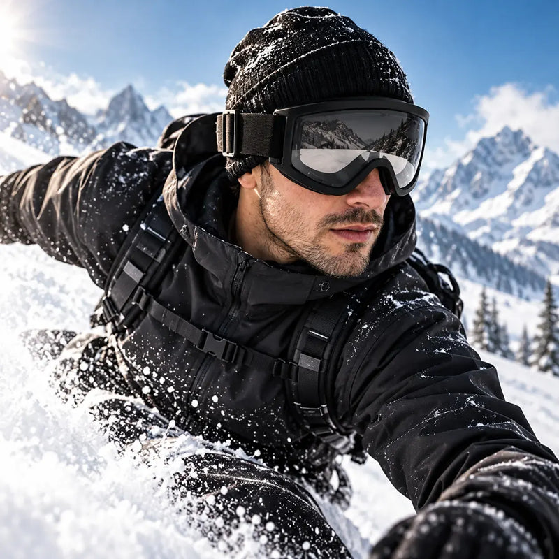 Ulyria | Transparent Free Size Full Rim Shield Sports Sunglasses for Men & Women [Air-Shield]