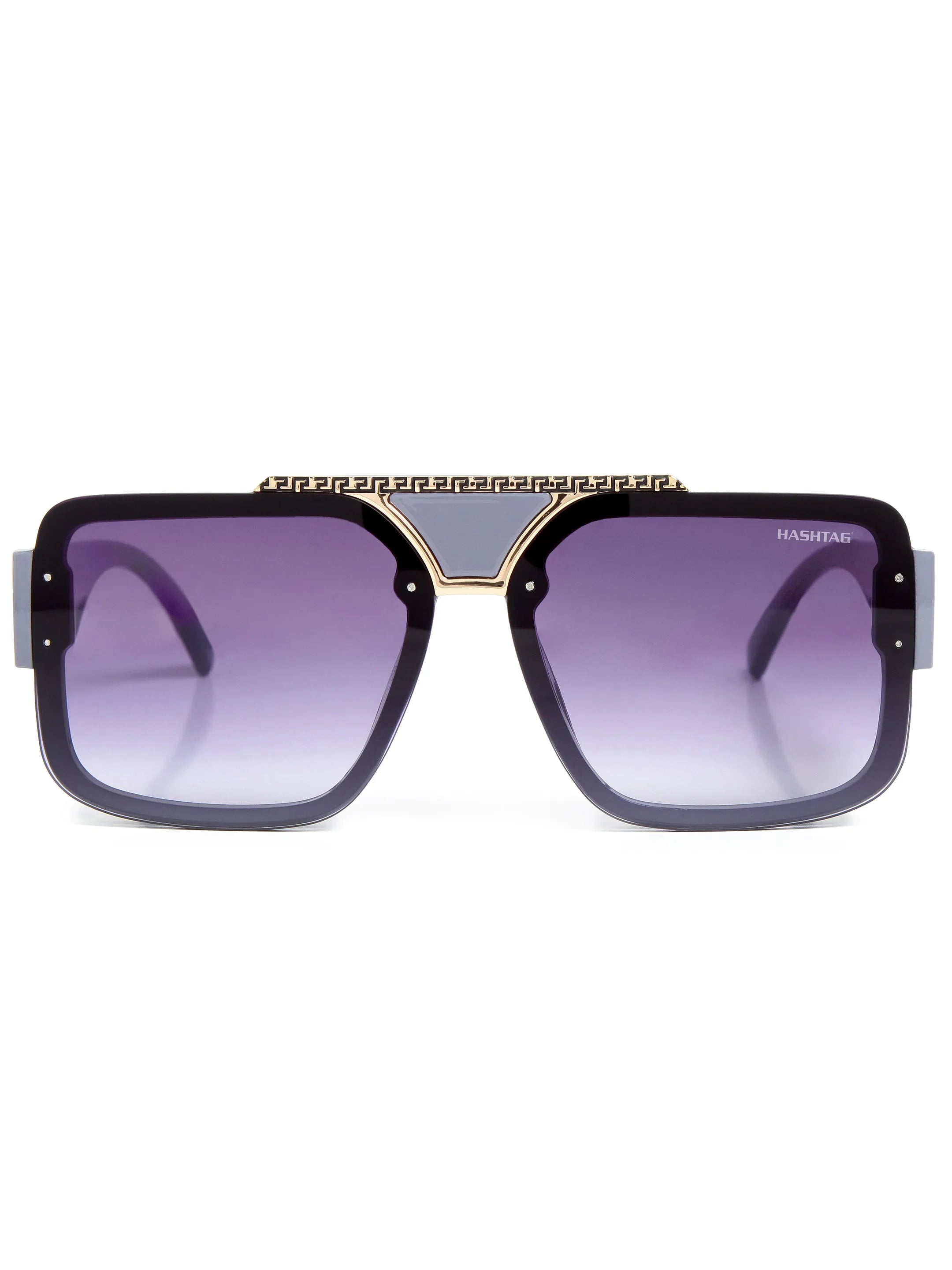 Orbis | Gradient Blue Large Full Rim Square Sunglasses for Men [UV-protected]