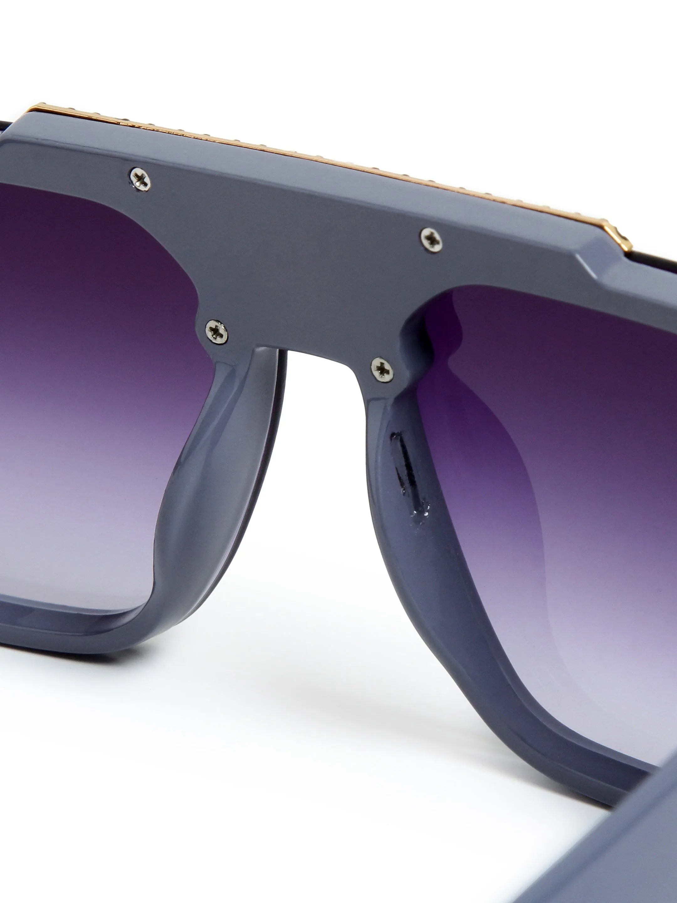Orbis | Gradient Blue Large Full Rim Square Sunglasses for Men [UV-protected]