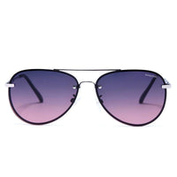 Nuvia Gradient Blue pink Medium Full Rim Aviator Sunglasses for Men & Women — Hashtag Eyewears