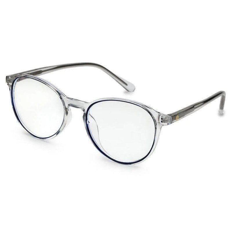 AB Junior Transparent Black Small Full Rim Round Eyeglasses for Kids — Hashtag Eyewears