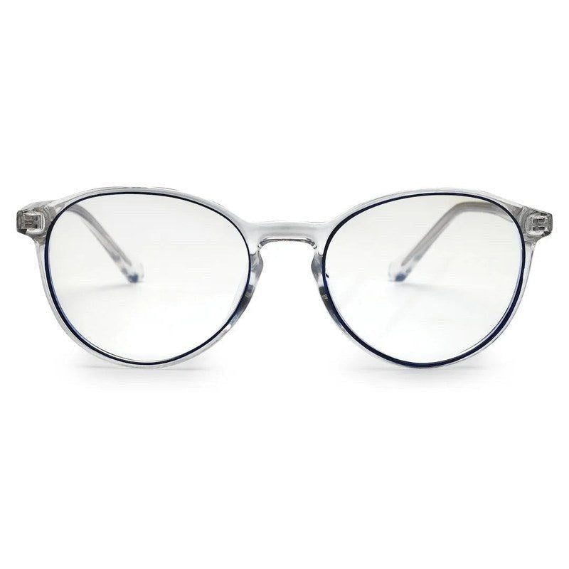 AB Junior Transparent Black Small Full Rim Round Eyeglasses for Kids — Hashtag Eyewears