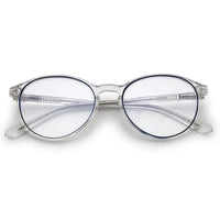 AB Junior Transparent Black Small Full Rim Round Eyeglasses for Kids — Hashtag Eyewears