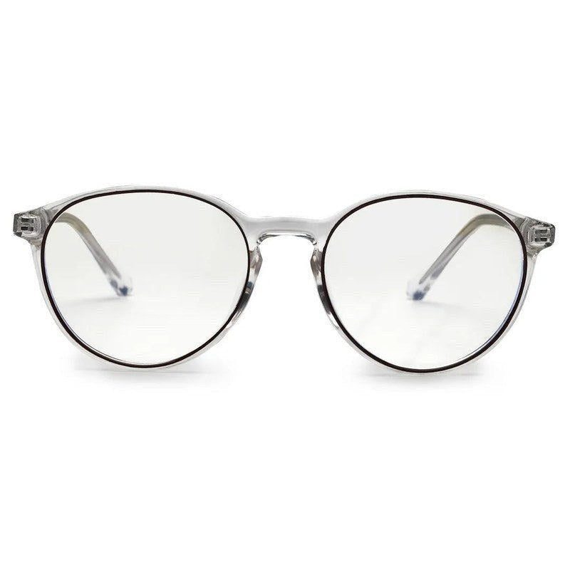 AB Junior Transparent Brown Small Full Rim Round Eyeglasses for Kids — Hashtag Eyewears