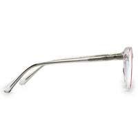 AB Junior Transparent Pink Small Full Rim Round Eyeglasses for Kids — Hashtag Eyewears