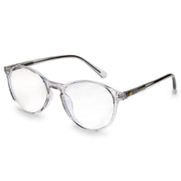 AB Junior Transparent White Small Full Rim Round Eyeglasses for Kids — Hashtag Eyewears
