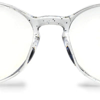 AB Junior Transparent White Small Full Rim Round Eyeglasses for Kids — Hashtag Eyewears