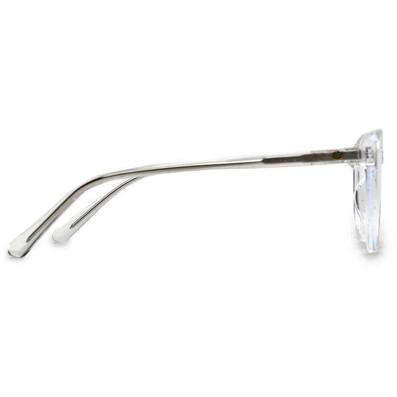AB Junior Transparent White Small Full Rim Round Eyeglasses for Kids — Hashtag Eyewears