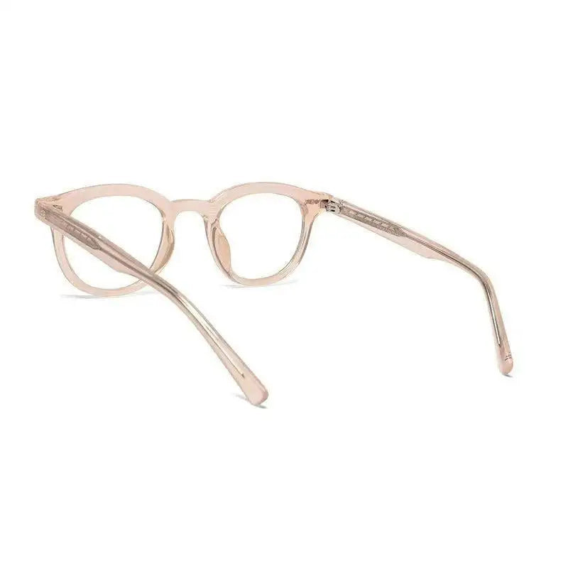 Adaptix | Transparent cream Medium Full Rim Square Computer Glasses for Men & Women [Photochromic]