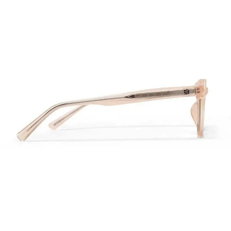 Adaptix | Transparent cream Medium Full Rim Square Computer Glasses for Men & Women [Photochromic]