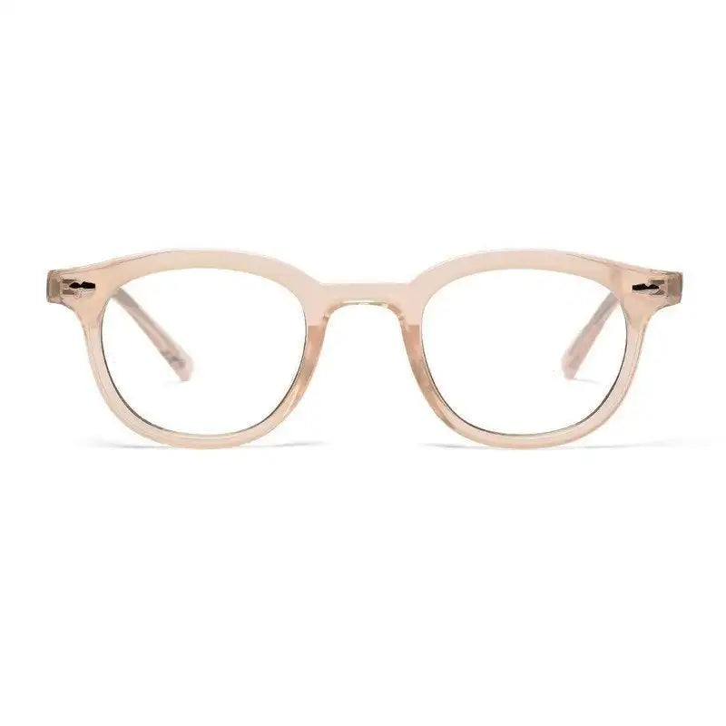 Adaptix | Transparent cream Medium Full Rim Square Computer Glasses for Men & Women [Photochromic]