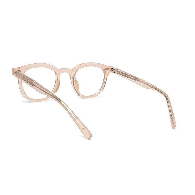 Adaptix Transparent cream Medium Full Rim Square Computer Glasses for Men & Women — Hashtag Eyewears