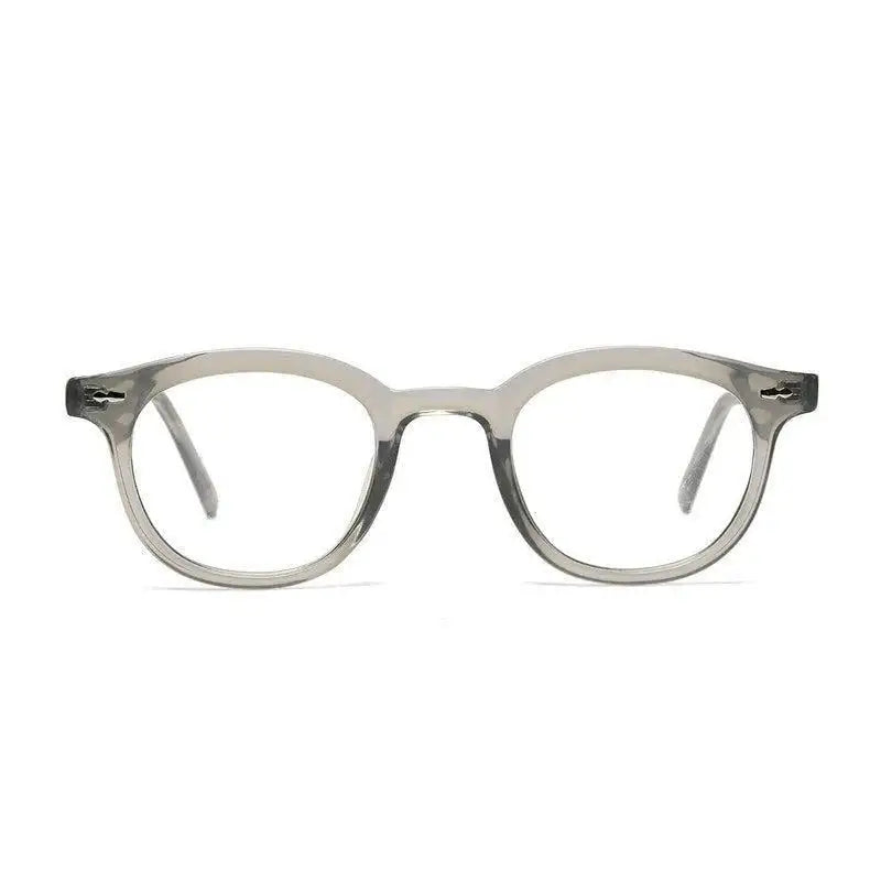 Adaptix | Transparent Grey Medium Full Rim Square Computer Glasses for Men & Women [Photochromic]