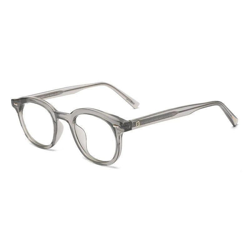 Adaptix Transparent Grey Medium Full Rim Square Computer Glasses for Men & Women — Hashtag Eyewears