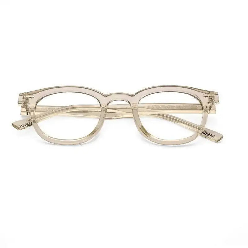 Adaptix | Transparent Light Green Medium Full Rim Square Computer Glasses for Men & Women [Photochromic]