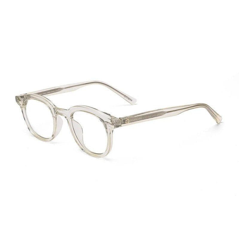Adaptix Transparent Light Green Medium Full Rim Square Computer Glasses for Men & Women — Hashtag Eyewears